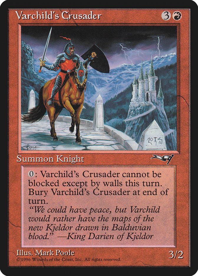 Varchild's Crusader (Brown Horse) [Alliances] | Good Games Morley