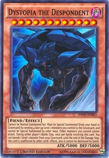 Dystopia the Despondent [INOV-ENSE1] Super Rare | Good Games Morley