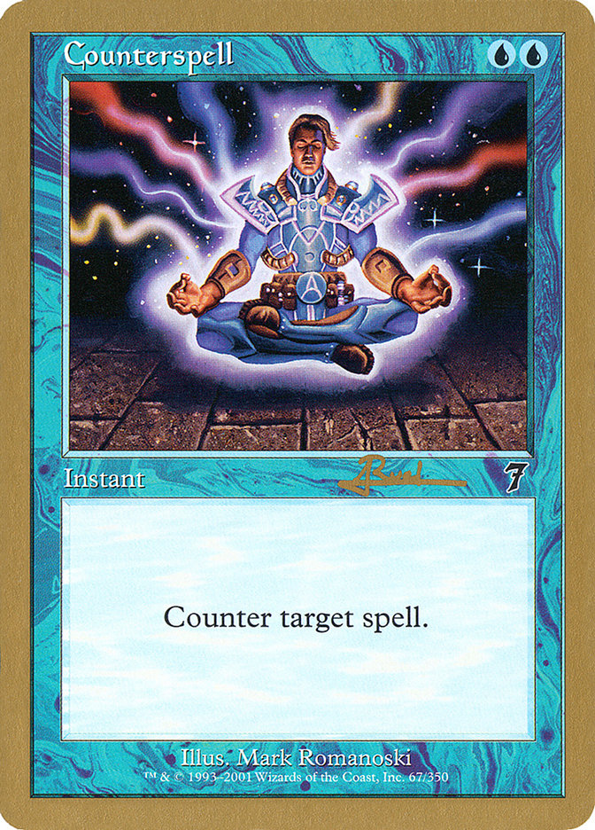 Counterspell (Antoine Ruel) (7ED) [World Championship Decks 2001] | Good Games Morley
