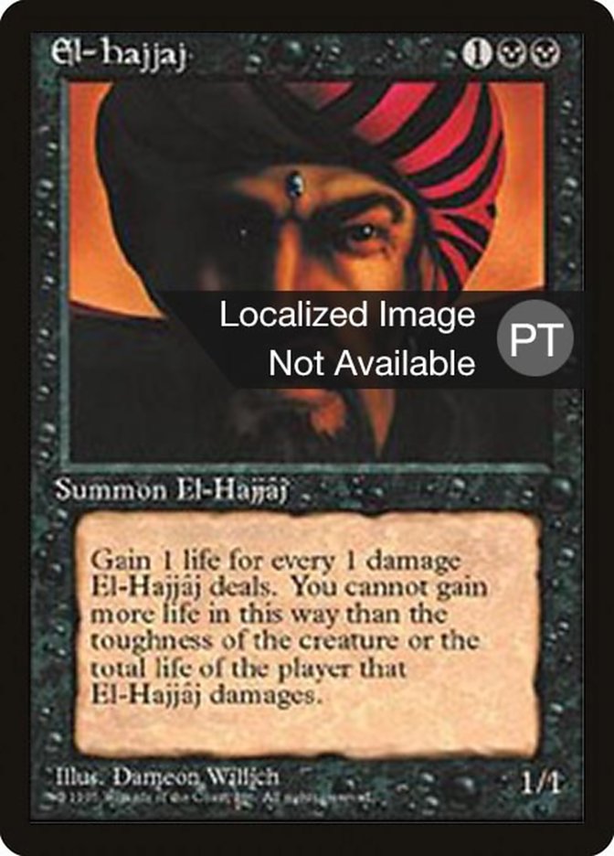 El-Hajjaj [Fourth Edition (Foreign Black Border)] | Good Games Morley