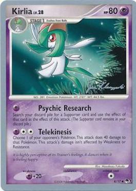 Kirlia LV.28 (8/17) (Psychic Lock - Jason Klaczynski) [World Championships 2008] | Good Games Morley