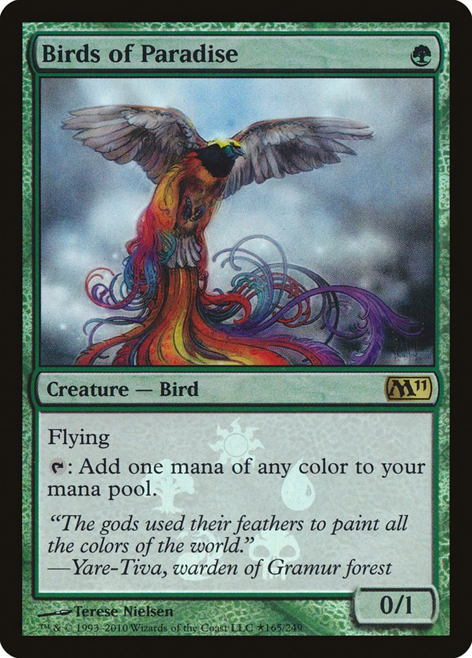 Birds of Paradise (Buy-A-Box) [Magic 2011 Promos] | Good Games Morley