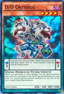 D/D Orthros [SDPD-EN004] Super Rare | Good Games Morley