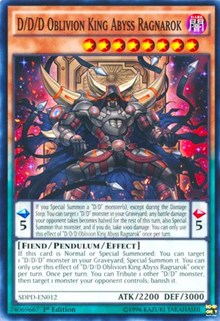 D/D/D Oblivion King Abyss Ragnarok [SDPD-EN012] Common | Good Games Morley