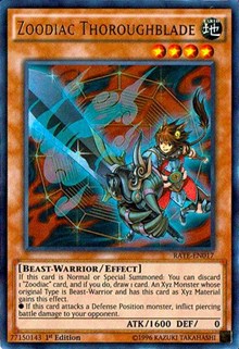Zoodiac Thoroughblade [RATE-EN017] Ultra Rare | Good Games Morley