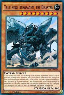 True King Lithosagym, the Disaster [RATE-EN019] Super Rare | Good Games Morley