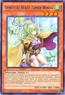 Spiritual Beast Tamer Winda [RATE-EN026] Rare | Good Games Morley