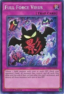 Full Force Virus [RATE-EN078] Secret Rare | Good Games Morley