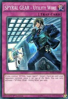 SPYRAL GEAR - Utility Wire [RATE-EN088] Super Rare | Good Games Morley