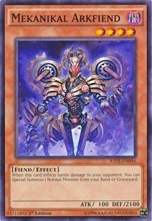 Mekanikal Arkfiend [RATE-EN094] Common | Good Games Morley