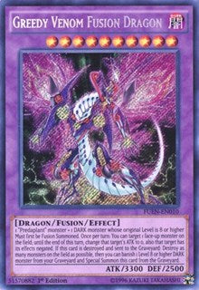 Greedy Venom Fusion Dragon [FUEN-EN010] Secret Rare | Good Games Morley