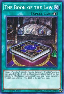 The Book of the Law [FUEN-EN036] Secret Rare | Good Games Morley