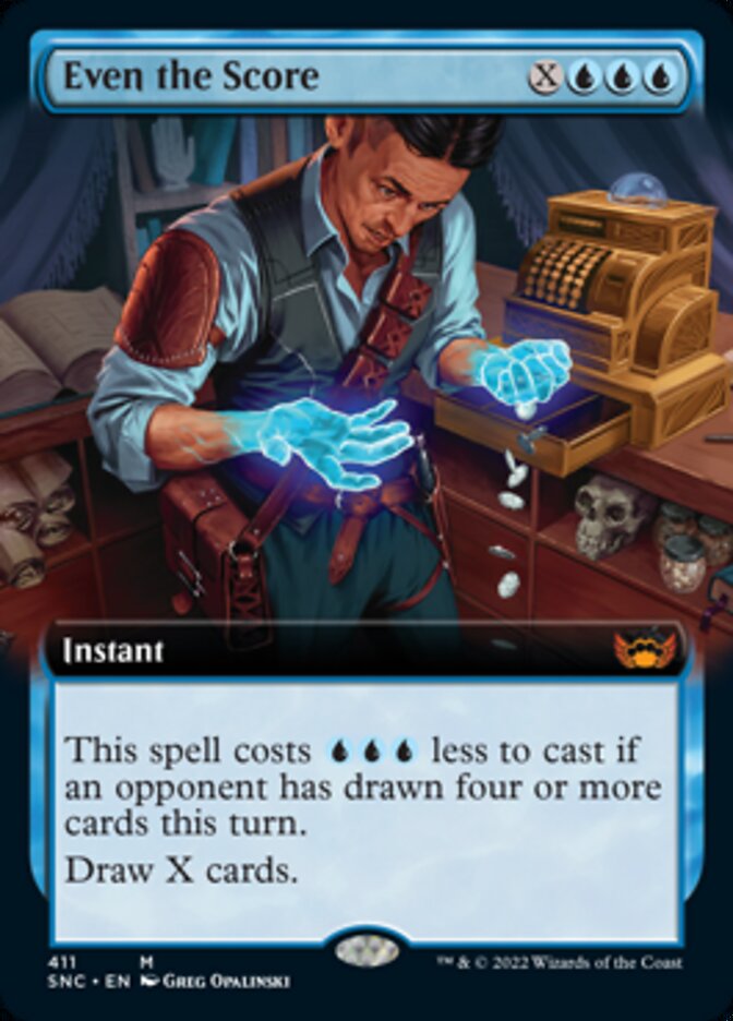 Even the Score (Extended Art) [Streets of New Capenna] | Good Games Morley