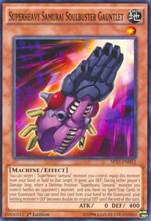 Superheavy Samurai Soulbuster Gauntlet (Starfoil) [SP17-EN012] Starfoil Rare | Good Games Morley