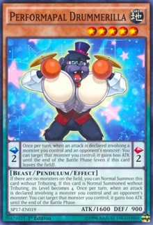 Performapal Drummerilla (Starfoil) [SP17-EN019] Starfoil Rare | Good Games Morley
