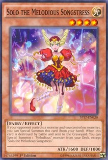 Solo the Melodious Songstress (Starfoil) [SP17-EN030] Starfoil Rare | Good Games Morley