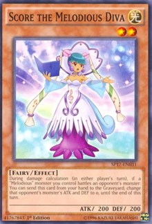 Score the Melodious Diva (Starfoil) [SP17-EN031] Starfoil Rare | Good Games Morley