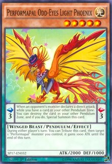 Performapal Odd-Eyes Light Phoenix (Starfoil) [SP17-EN032] Starfoil Rare | Good Games Morley