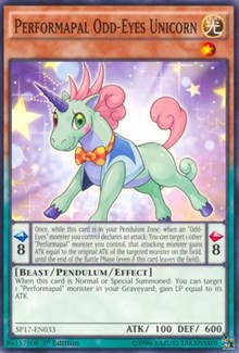 Performapal Odd-Eyes Unicorn (Starfoil) [SP17-EN033] Starfoil Rare | Good Games Morley