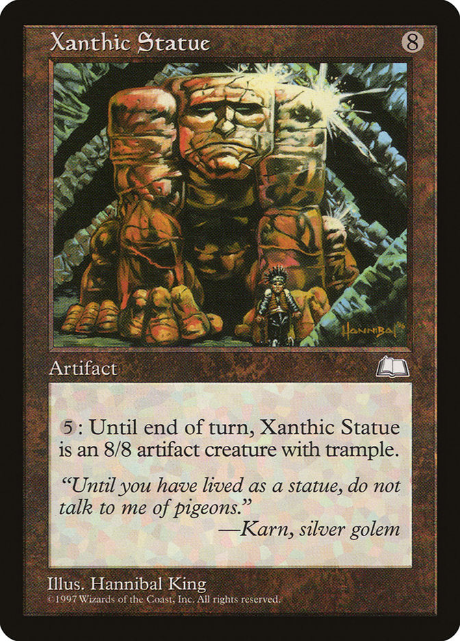 Xanthic Statue [Weatherlight] | Good Games Morley