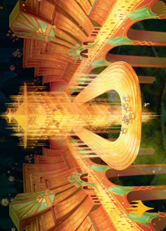 Racers' Ring Art Card (Gold-Stamped Signature) [Streets of New Capenna Art Series] | Good Games Morley