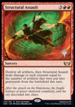 Structural Assault (Promo Pack) [Streets of New Capenna Promos] | Good Games Morley