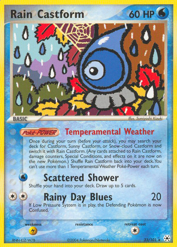 Rain Castform (23/101) [EX: Hidden Legends] | Good Games Morley