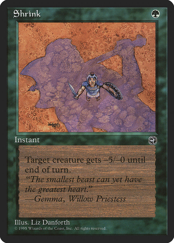 Shrink (Gemma Flavor Text) [Homelands] | Good Games Morley