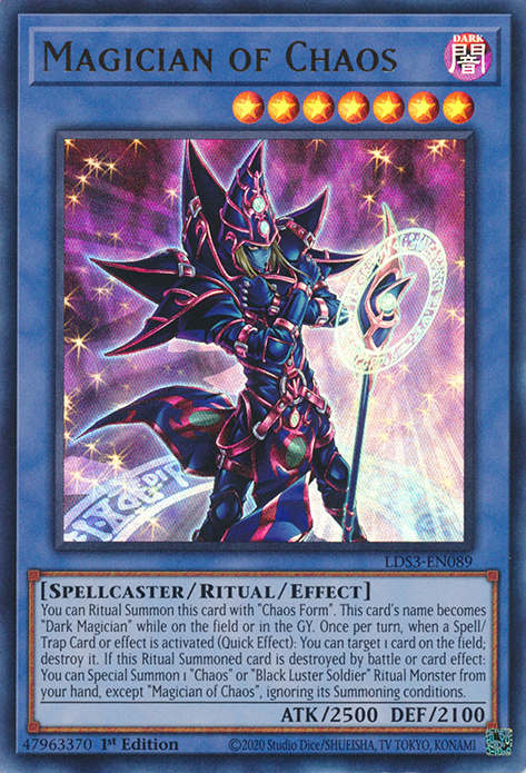 Magician of Chaos [LDS3-EN089] Ultra Rare | Good Games Morley