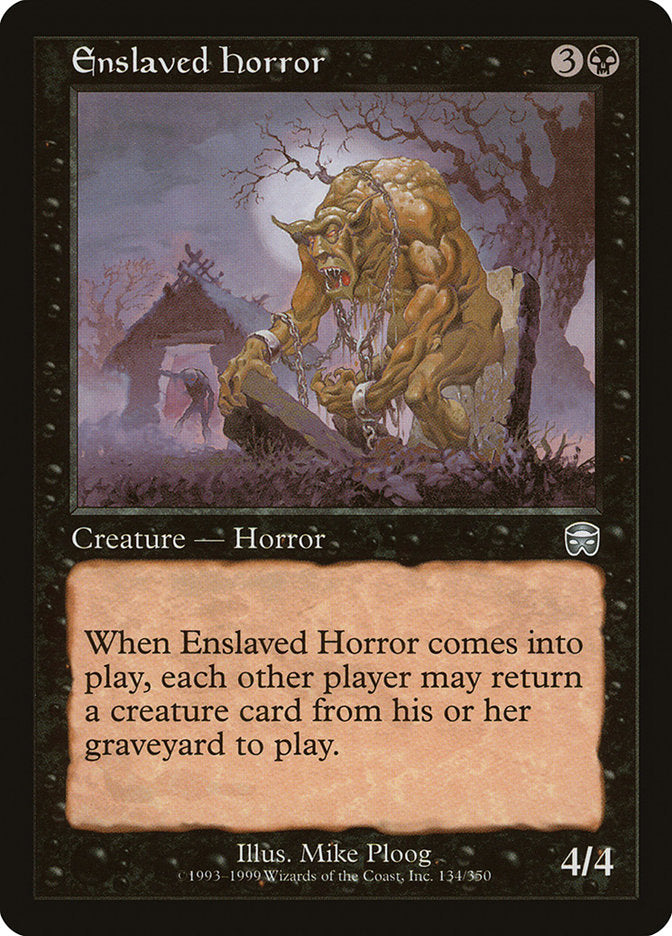 Enslaved Horror [Mercadian Masques] | Good Games Morley