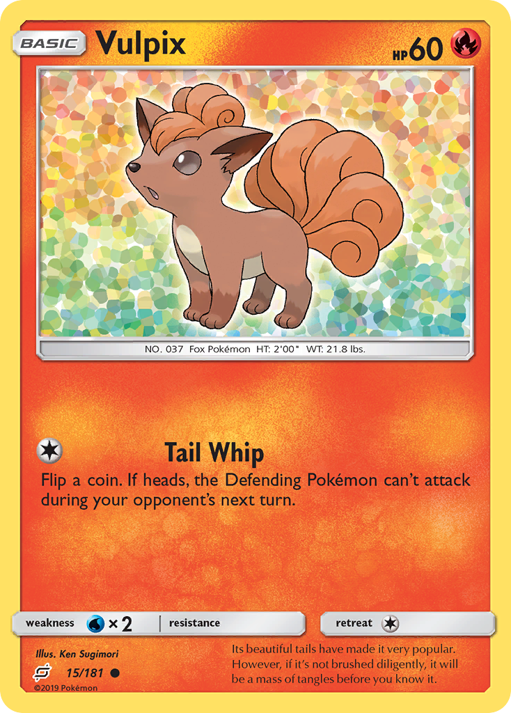 Vulpix (15/181) [Sun & Moon: Team Up] | Good Games Morley