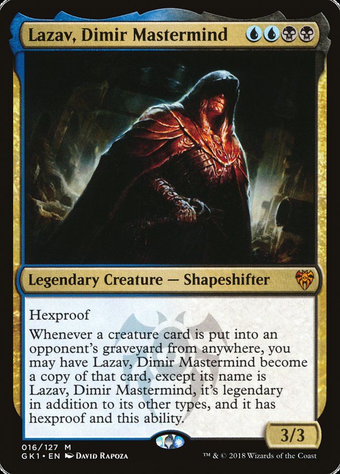 Lazav, Dimir Mastermind [Guilds of Ravnica Guild Kit] | Good Games Morley