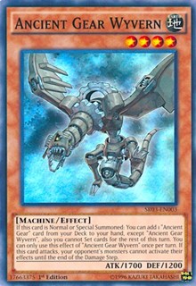 Ancient Gear Wyvern [SR03-EN003] Super Rare | Good Games Morley