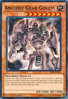 Ancient Gear Golem [SR03-EN005] Common | Good Games Morley