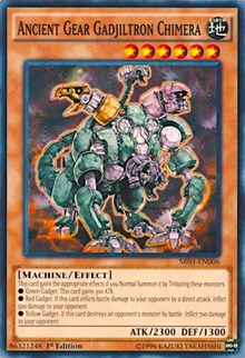 Ancient Gear Gadjiltron Chimera [SR03-EN006] Common | Good Games Morley