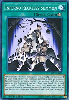 Inferno Reckless Summon [SR03-EN030] Common | Good Games Morley