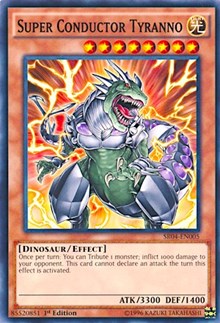 Super Conductor Tyranno [SR04-EN005] Common | Good Games Morley