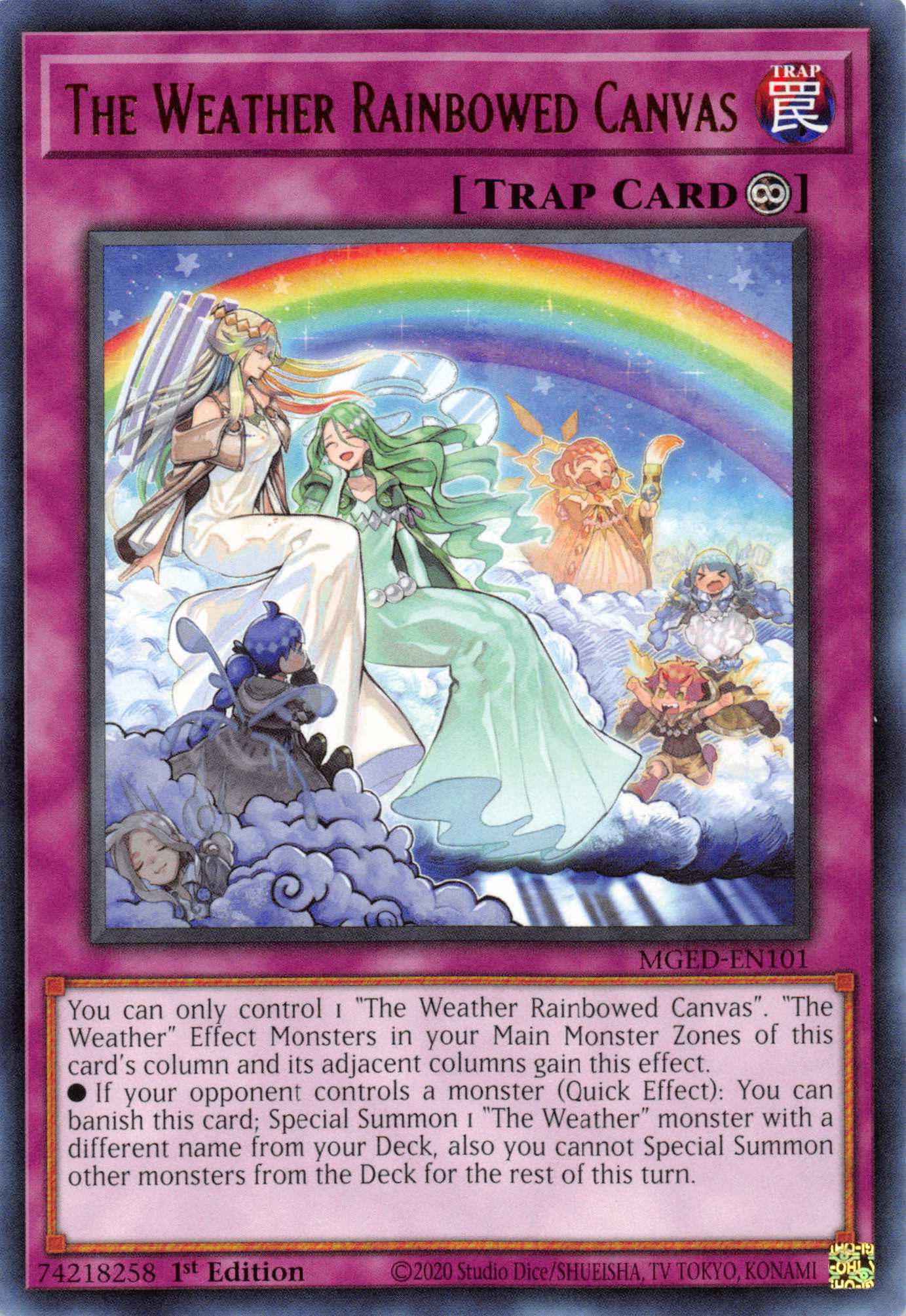 The Weather Rainbowed Canvas [MGED-EN101] Rare | Good Games Morley
