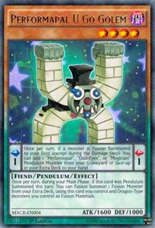 Performapal U Go Golem [MACR-EN004] Rare | Good Games Morley