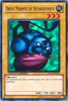 Obese Marmot of Nefariousness [WP11-EN003] Super Rare | Good Games Morley