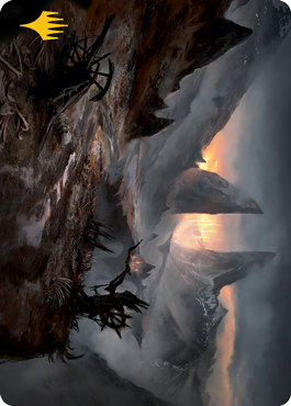 Haunted Ridge Art Card (Gold-Stamped Signature) [Innistrad: Midnight Hunt Art Series] | Good Games Morley
