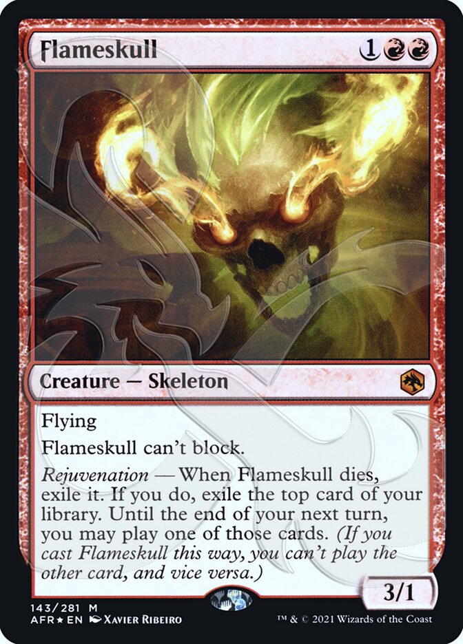 Flameskull (Ampersand Promo) [Dungeons & Dragons: Adventures in the Forgotten Realms Promos] | Good Games Morley