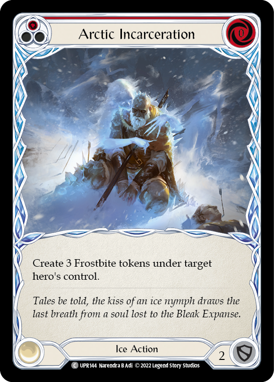 Arctic Incarceration (Red) [UPR144] (Uprising)  Rainbow Foil | Good Games Morley