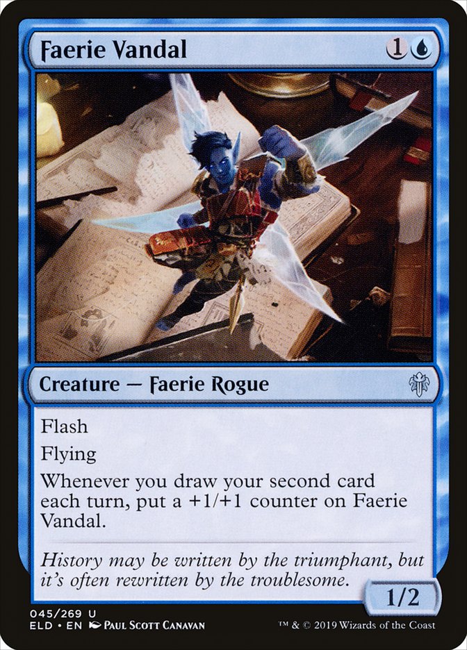 Faerie Vandal [Throne of Eldraine] | Good Games Morley