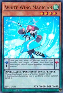 White Wing Magician [PEVO-EN005] Ultra Rare | Good Games Morley