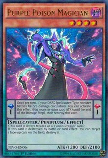 Purple Poison Magician [PEVO-EN006] Ultra Rare | Good Games Morley