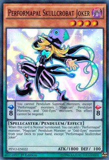 Performapal Skullcrobat Joker [PEVO-EN022] Super Rare | Good Games Morley