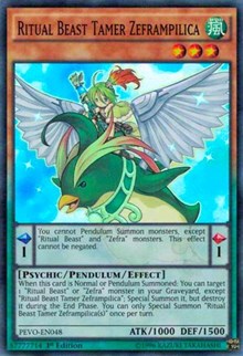 Ritual Beast Tamer Zeframpilica [PEVO-EN048] Super Rare | Good Games Morley
