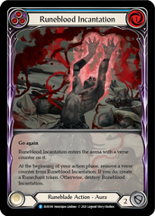 Runeblood Incantation (Blue) [EVR109] (Everfest)  1st Edition Extended Art Rainbow Foil | Good Games Morley