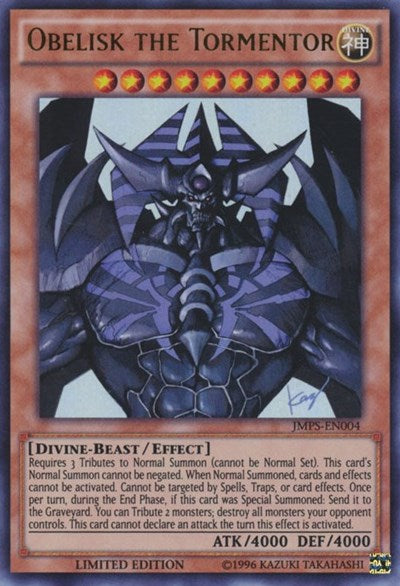 Obelisk the Tormentor (JMPS-EN004) [JMPS-EN004] Ultra Rare | Good Games Morley